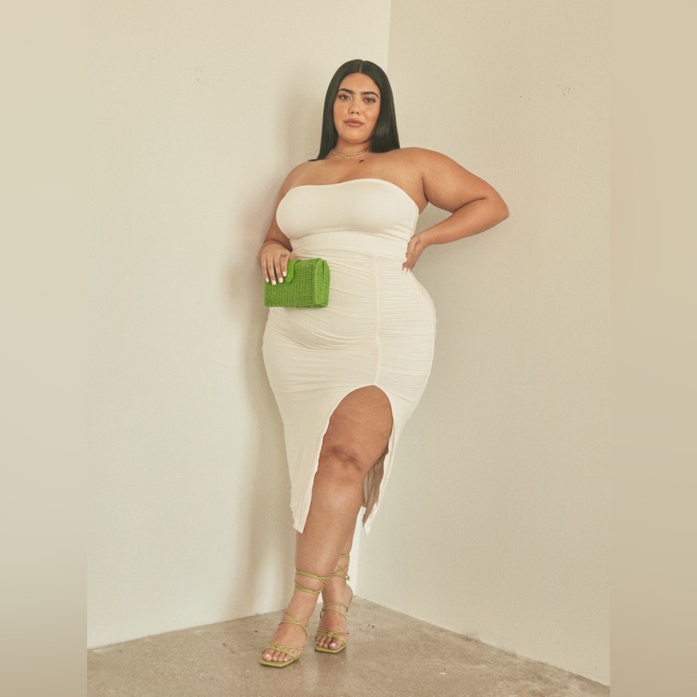 NWT white Klassy Network Brami Dress